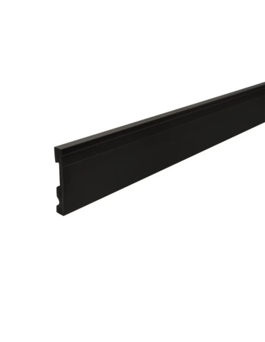 Zócalo Extra Line 100mm x 15mm x 2,44m Negro Mate (2324E)